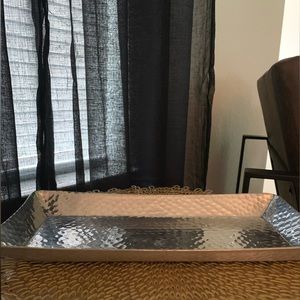 Threshold Metal Silver Serving Tray